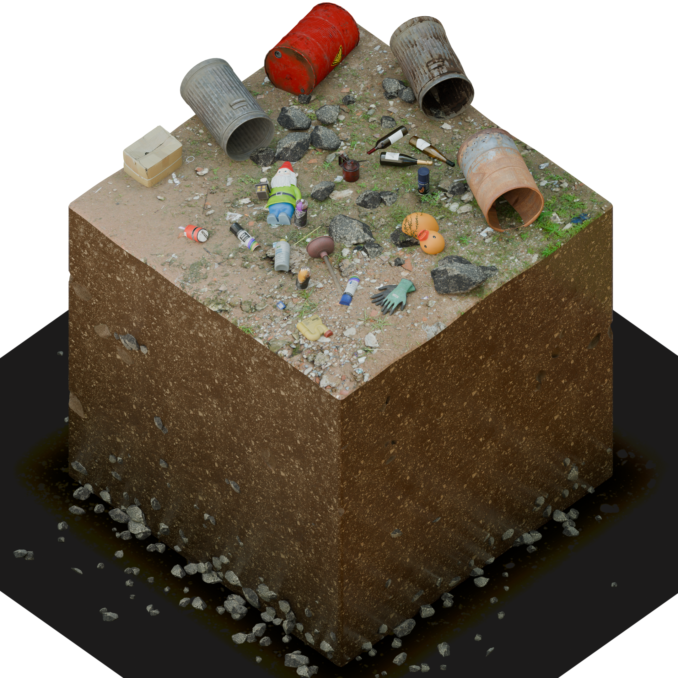 Negative aesthetic effects occur when the pollution causes visual or sensory degradation